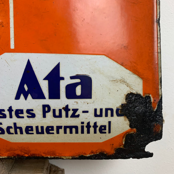 Emaille Schild Henkel Henko Dixin Persil Sil Ata