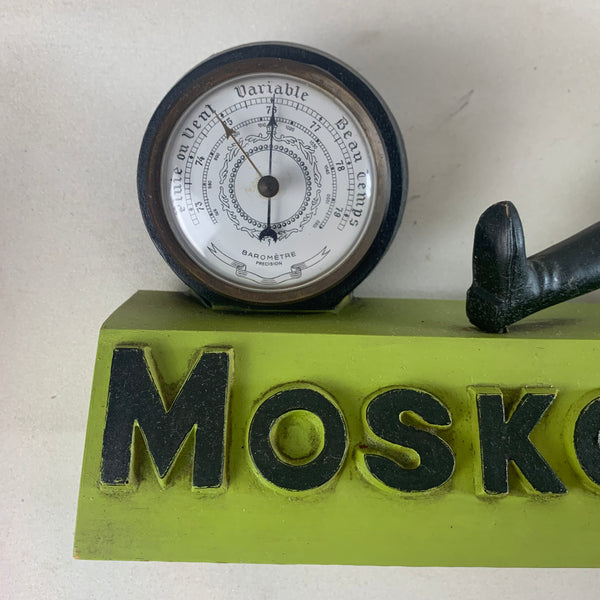 Werbefigur Moskovskaya Vodka