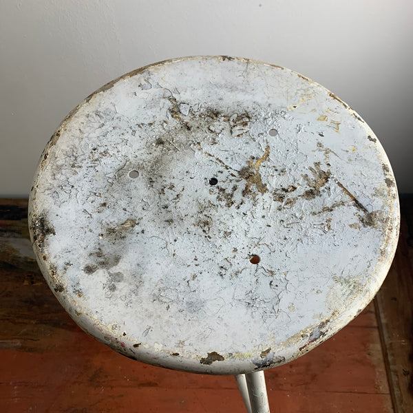 Industrieller Eisen Drehhocker
