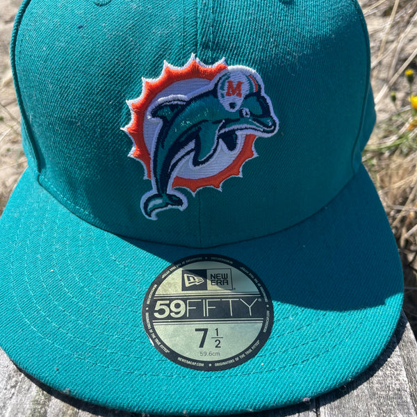 New Era 59Fifty Cap - Miami Dolphins Aqua Vintage