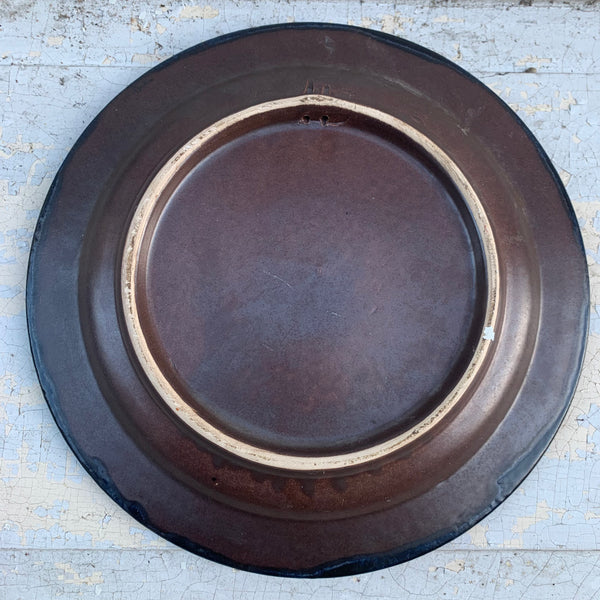 Vintage Keramik Wand Teller Fisch Motiv