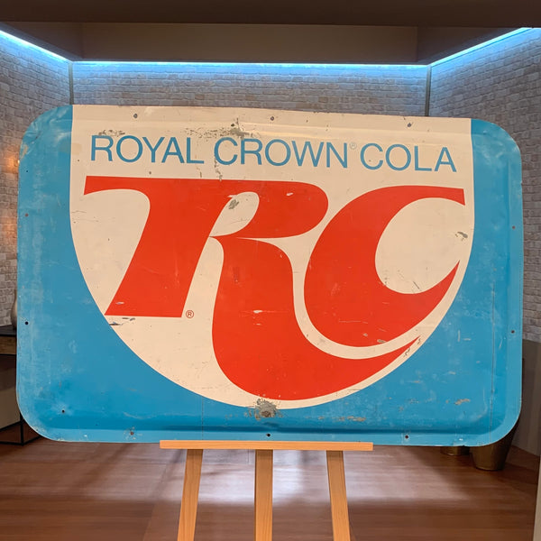 RC Cola / Royal Crown Cola Blech Schild