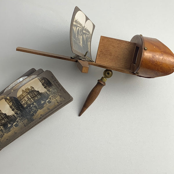 Antikes Stereoskop Vistascope Graphoscope Viewer