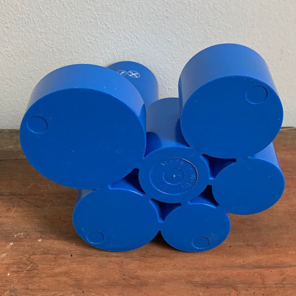 Vintage Stifthalter Utensilo blau