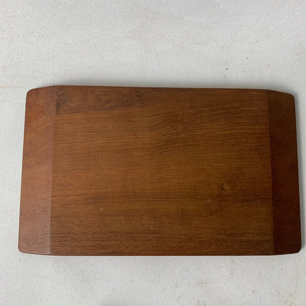 Vintage Mid Century Danish Design Wooden Tray