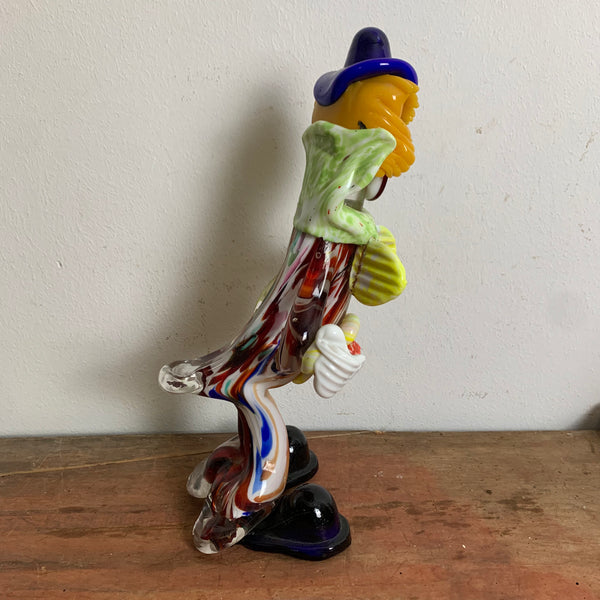 Vintage Murano Glas Skulptur Clown