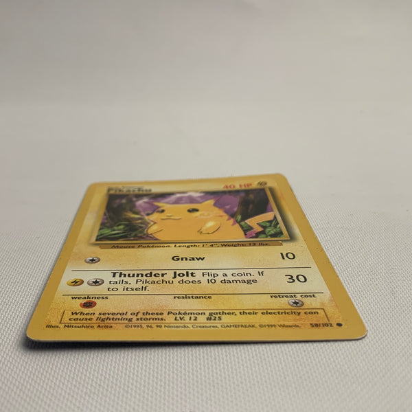 Pikachu 58/102 - Pokémon Card