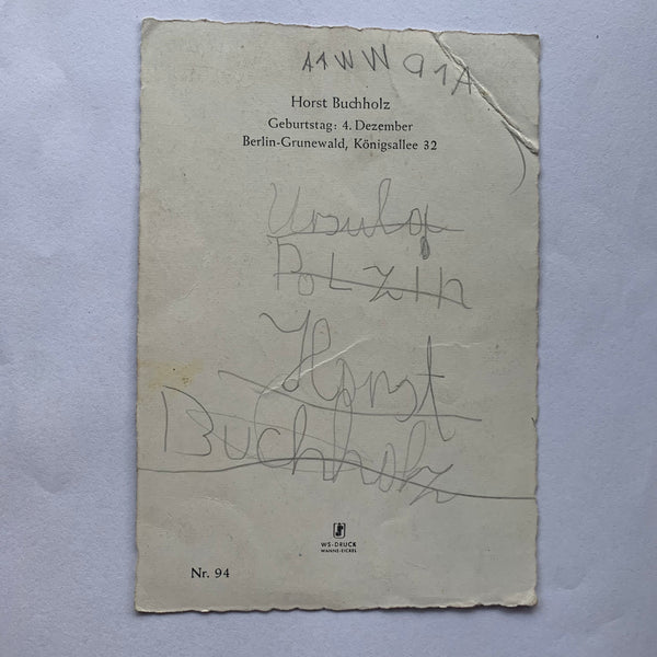 Autogramm Horst Buchholz