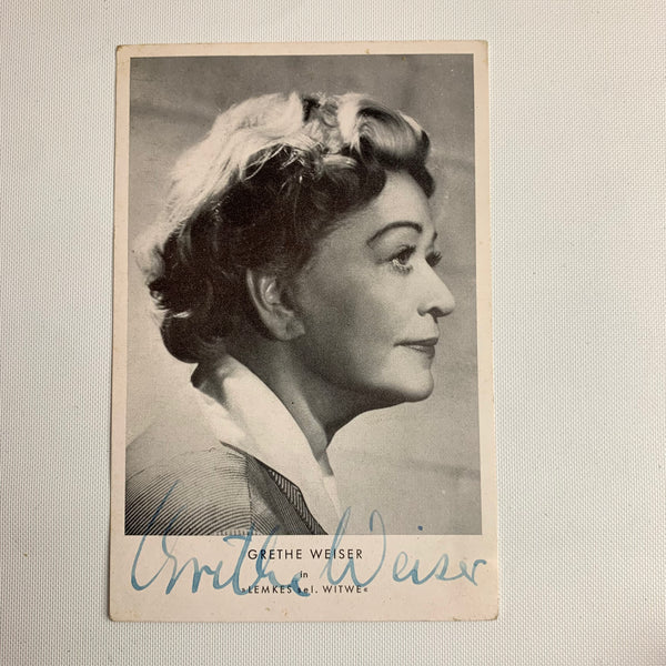 Autogramm Grethe Weiser