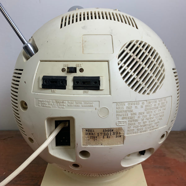 Space Age Kugel Fernseher Nivico Vidiosphere 3240 von JVC