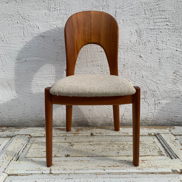 4 dänische Teakholz Stühle Morten von Niels Koefoed für Koefoed Hornslet