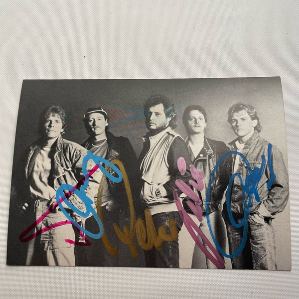 Autogramm der Band Relax