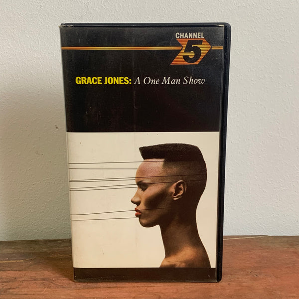 VHS Video Kassette Grace Jones A One Man Show