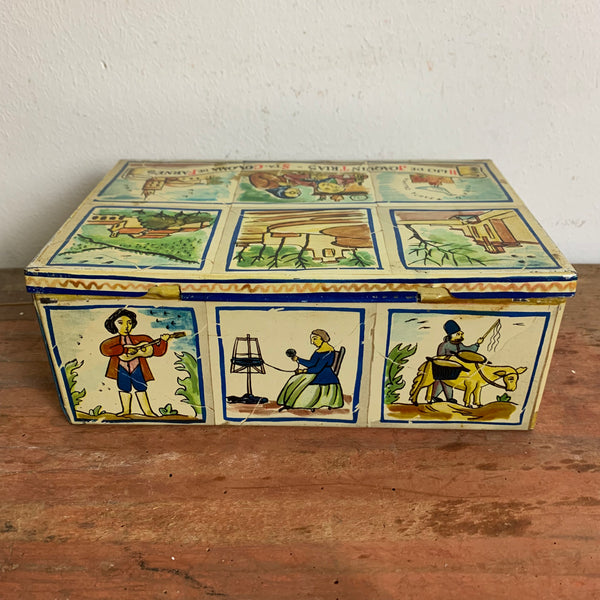 Vintage Blechdose Teulas Crocantins