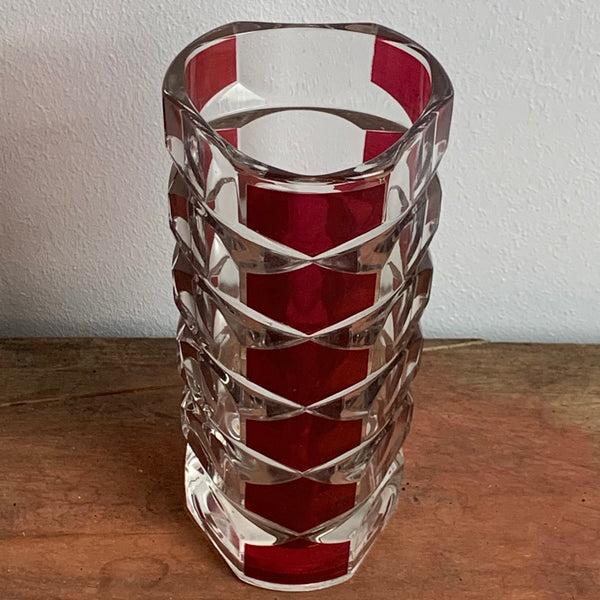 Kristall Glas Vase Luminarc Frankreich Windsor J G Durand