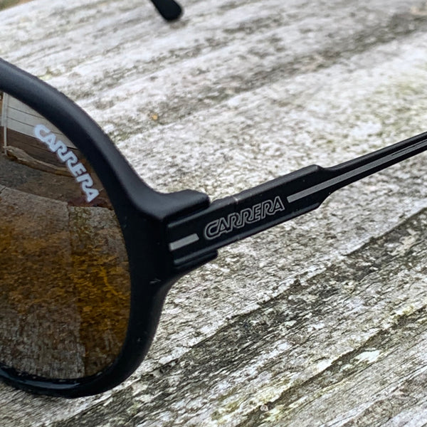 Vintage Sonnenbrille Carrera matt schwarz