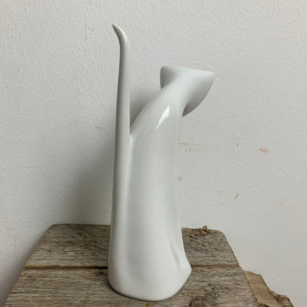 Art Deco Skulptur Katze von Jaroslav Jezek für Royal Dux