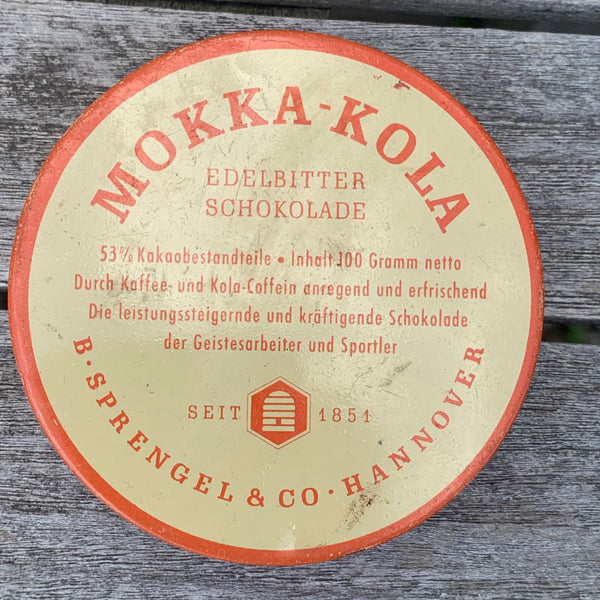 Vintage Blechdose Sprengel Mokka Kola