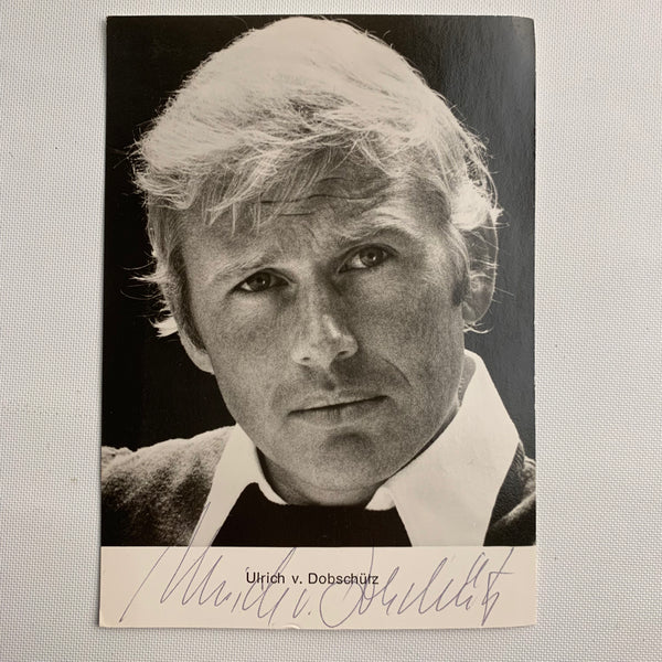 Autogramm Ulrich v. Dobschütz