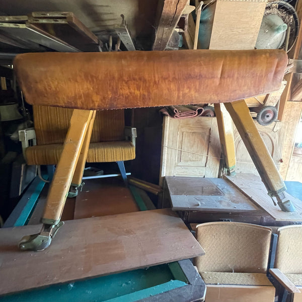 Vintage Pauschenpferd Turnpferd
