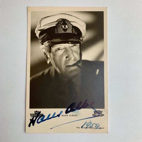 Autogramm Hans Albers