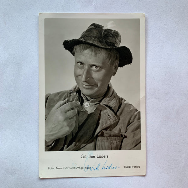 Autogramm Günther Lüders