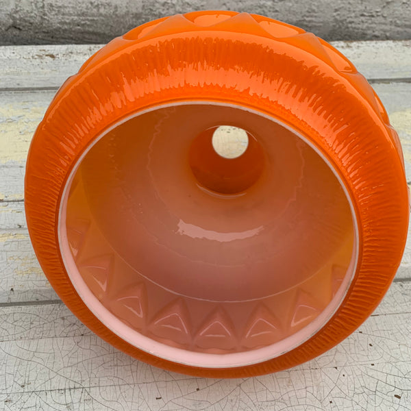 Vintage Lampenschirm von Peill und Putzler orange