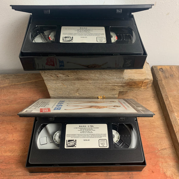 VHS Video Kassette MASH Teil 1 und 2