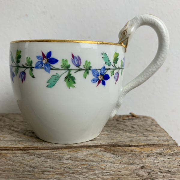Meissen Geschirr Blumenranke Drachen Henkel