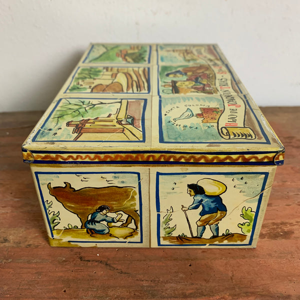 Vintage Blechdose Teulas Crocantins