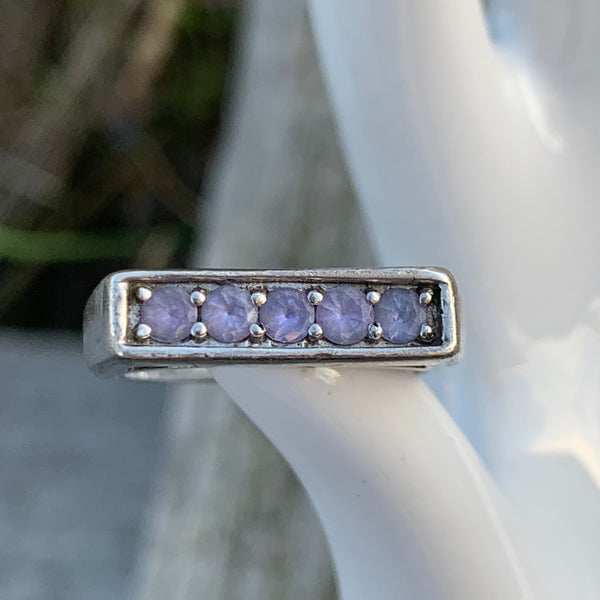 Sterling Silber Ring mit Tansanit