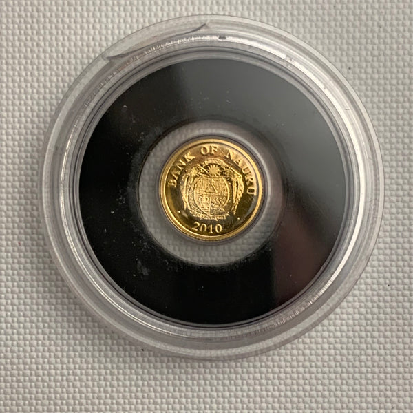 5 Gold Dollar Münze Vreneli Staatswappen Nauru