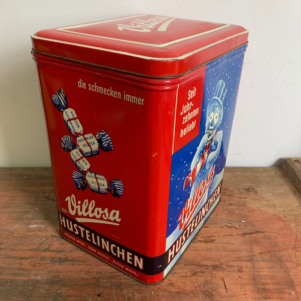 Vintage Blechdose Hustelinchen von Villosa