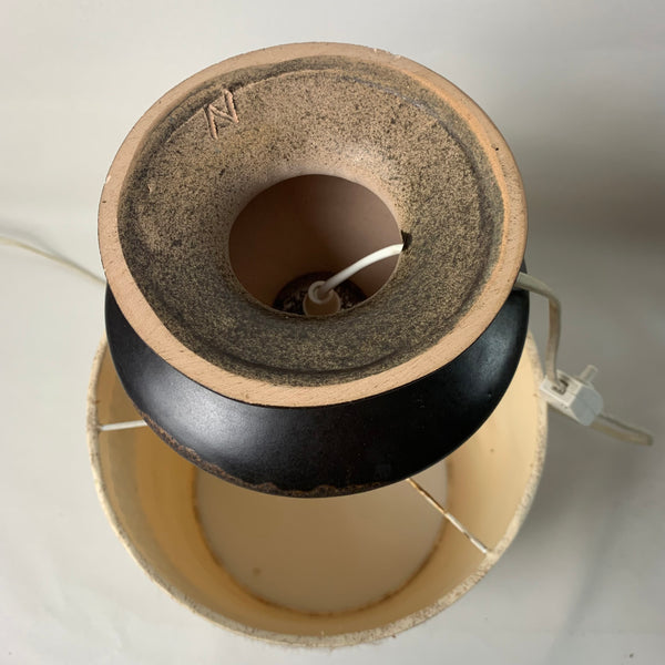 Keramik Tischlampe 60er Jahre