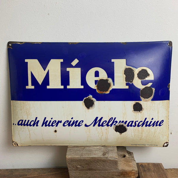Emaille Schild Miele