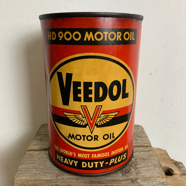 Vintage Öldose Veedol