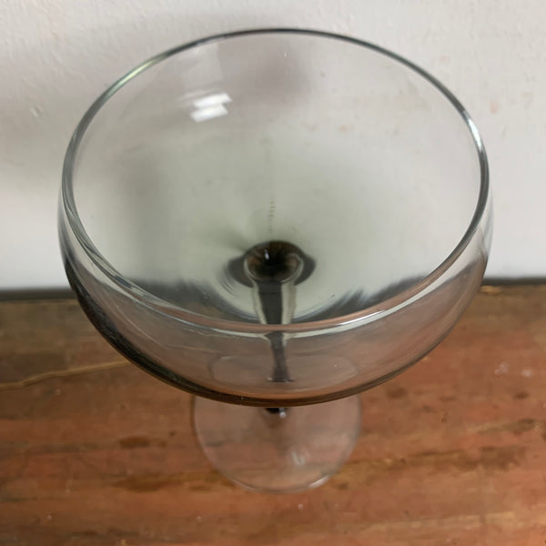15 Mundgeblasene Champagnerschalen Cocktail Gläser Smoke von Broste Copenhagen