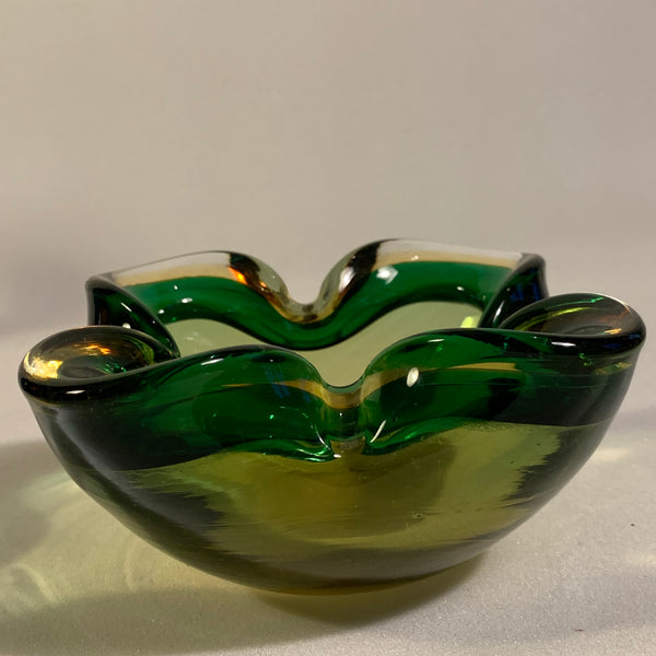 Zweifarbiger Murano Aschenbecher