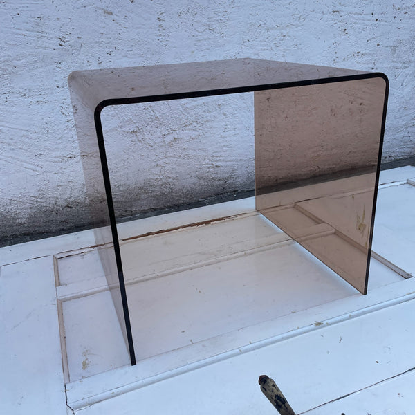 Vintage Beistelltisch aus Acrylglas 3er Set