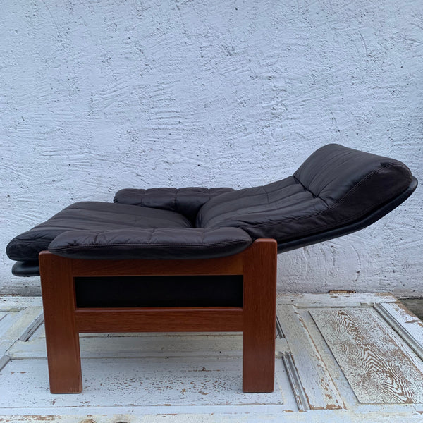 Vintage dänischer Teakholz Sessel von Skippers Mobler