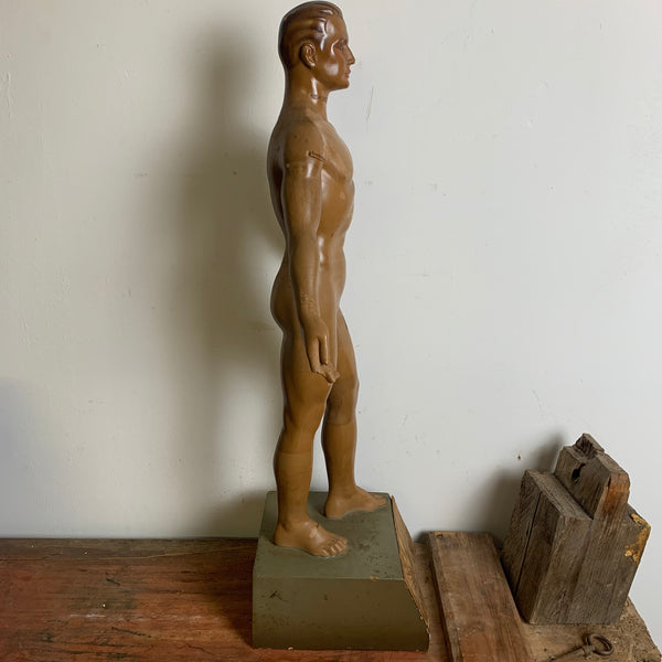 Vintage Werbefigur Katzenfellmann