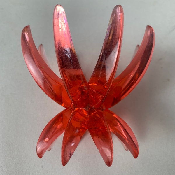 Vintage Kerzenständer Friedel rot