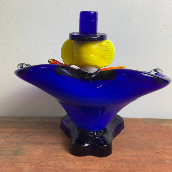 Vintage Murano Clown Schale