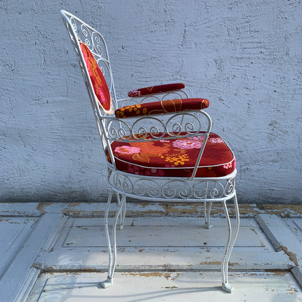 Vintage Gartenstuhl aus Eisen