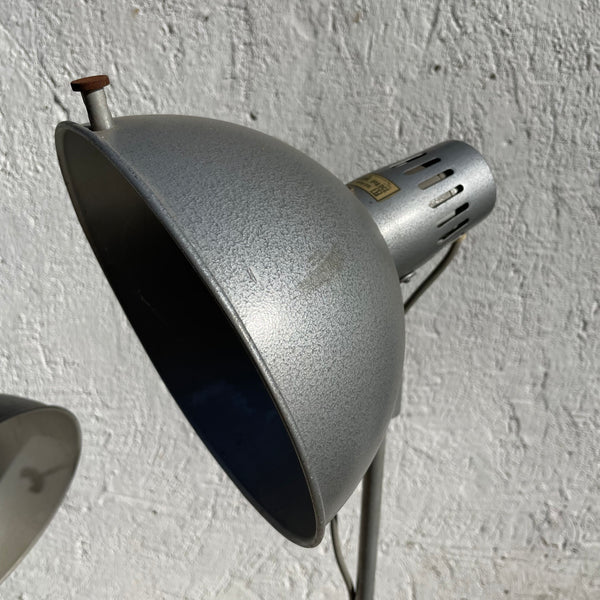 2 vintage Atelierleuchten / Fotoleuchten 50s
