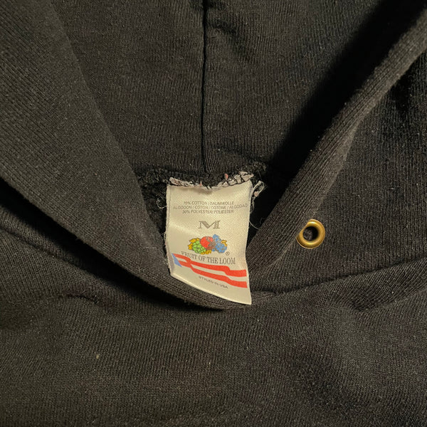 Fruit of the Loom Vintage Black Hoodie