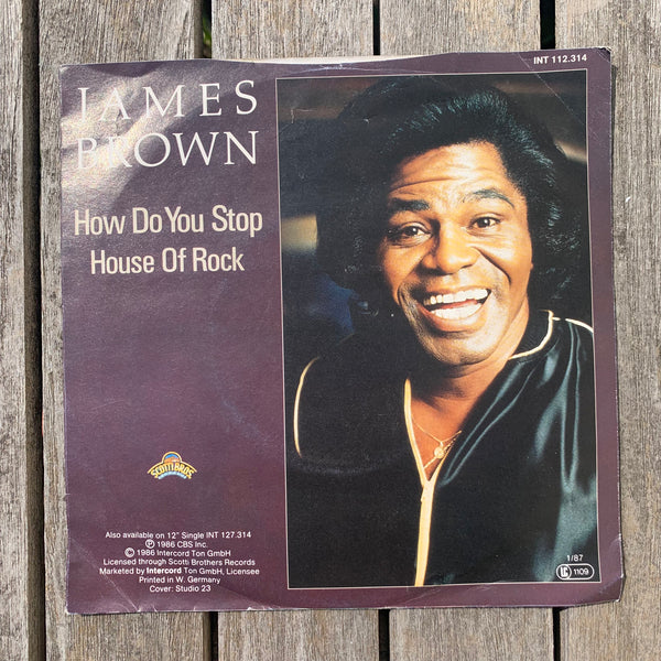 Single James Brown How Do You Stop