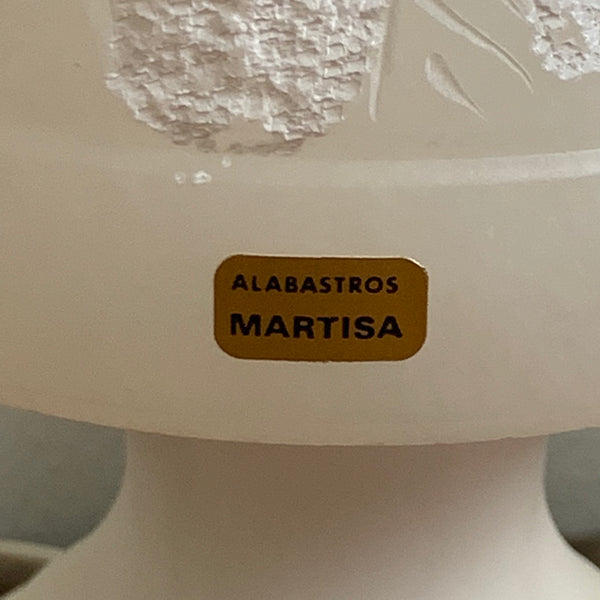 Ein paar vintage Nachttischlampen aus Alabaster