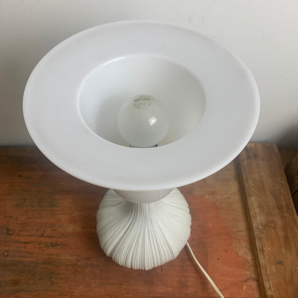 Paar vintage Nachttisch Lampen aus Biskuitporzellan von Rosenthal