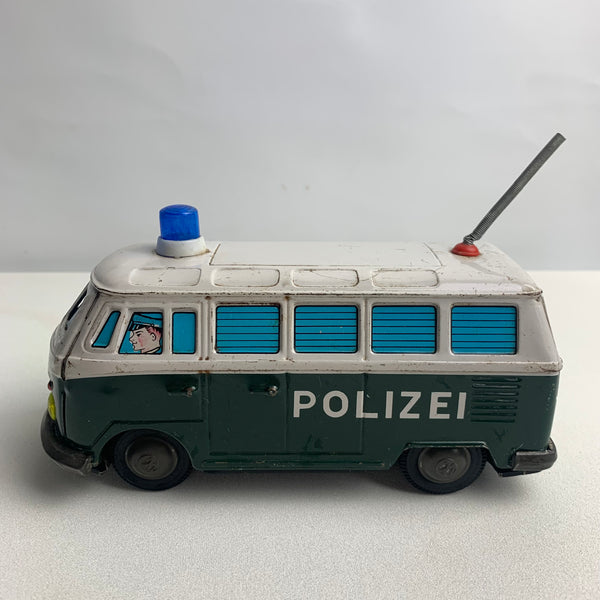 Blechspielzeug VW T1 Polizei Bus